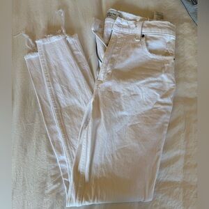 Abercrombie & Fitch White Skinny Jeans